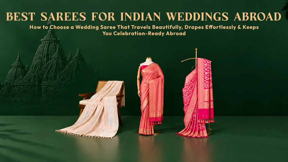 Best Sarees for Indian Weddings Abroad: A Bride’s Complete Guide