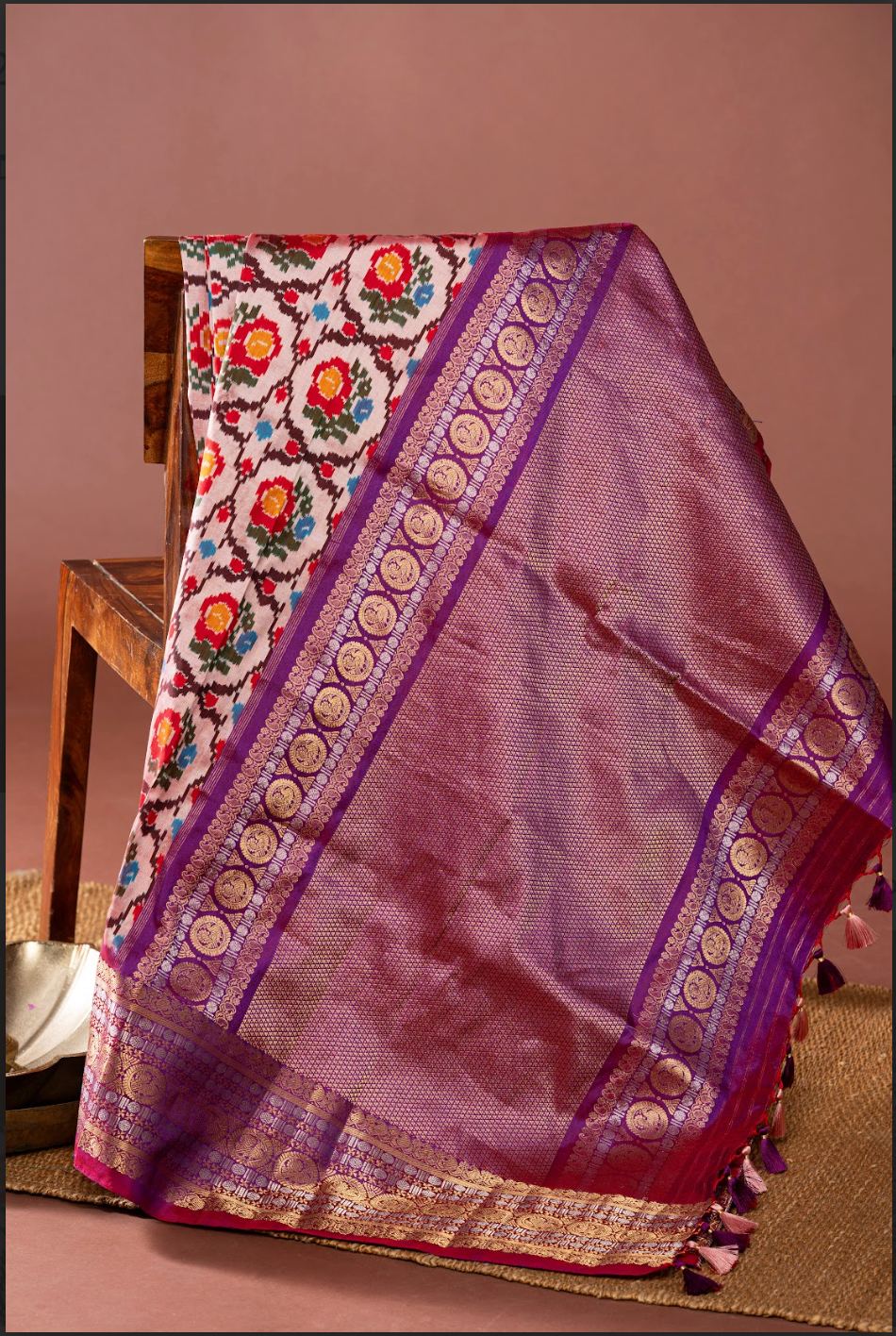 Kanjivaram Ikkat Sarees